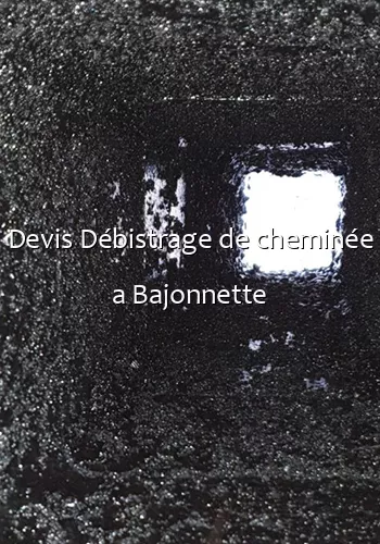 Devis Débistrage de cheminée a Bajonnette
