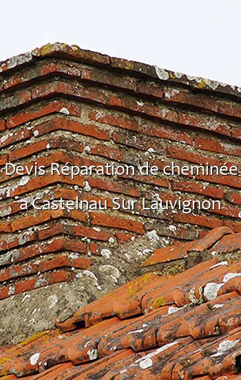 Devis Réparation de cheminée a Castelnau Sur Lauvignon
