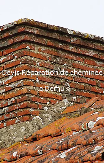 Devis Réparation de cheminée a Demu