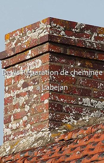 Devis Réparation de cheminée a Labejan
