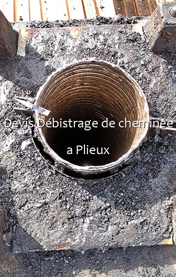 Devis Débistrage de cheminée a Plieux