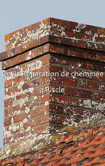 Devis Réparation de cheminée a Riscle