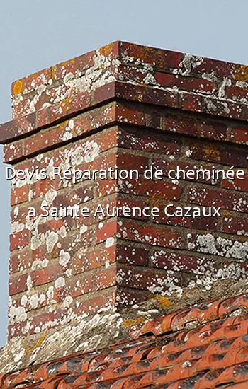 Devis Réparation de cheminée a Sainte Aurence Cazaux