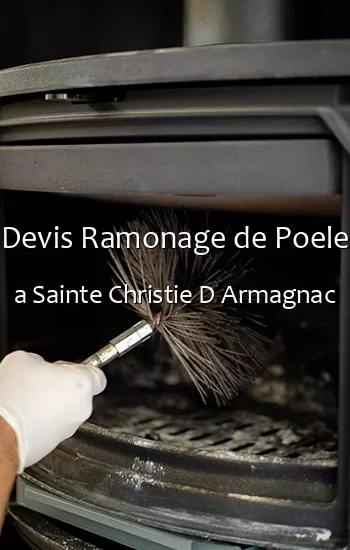 Devis Ramonage de Poele a Sainte Christie D Armagnac