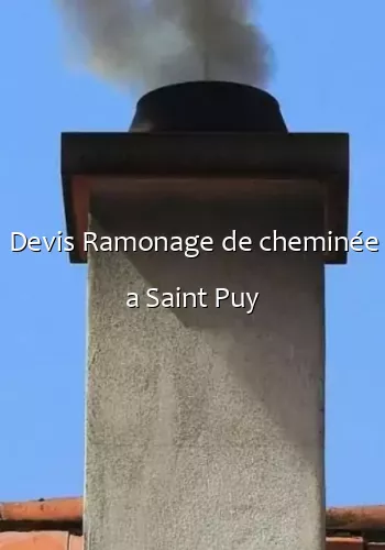 Devis Ramonage de cheminée a Saint Puy