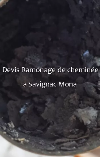 Devis Ramonage de cheminée a Savignac Mona